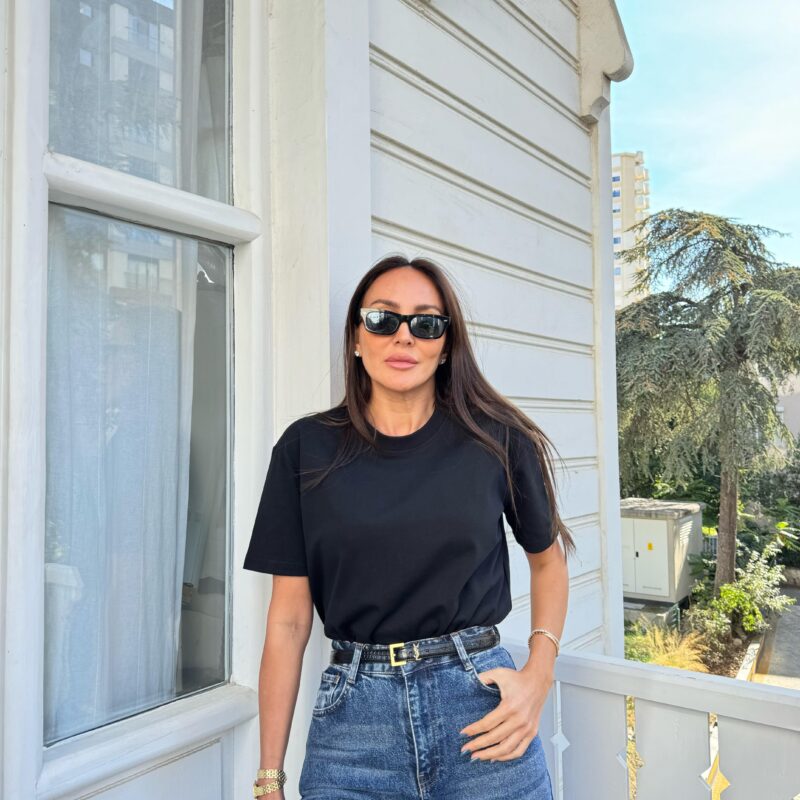 Basic juodi marškinėliai